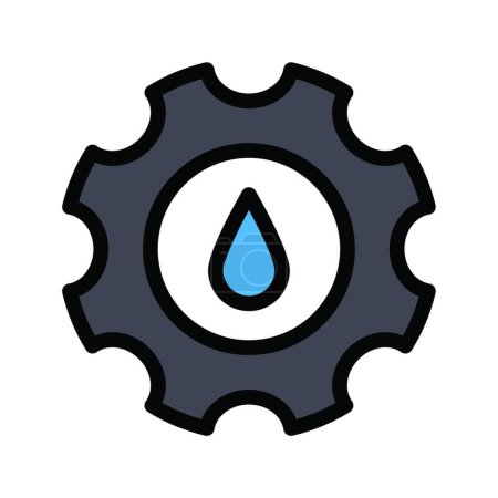 Ilustración de "fontanería "icono vector ilustración - Imagen libre de derechos
