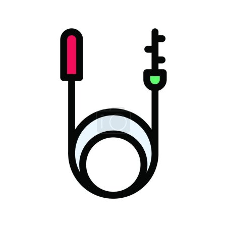 Illustration for "thermocouple " web icon vector illustration - Royalty Free Image