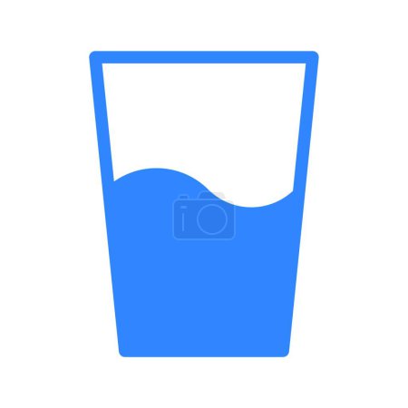 Illustration for Glass web icon vector illustration - Royalty Free Image