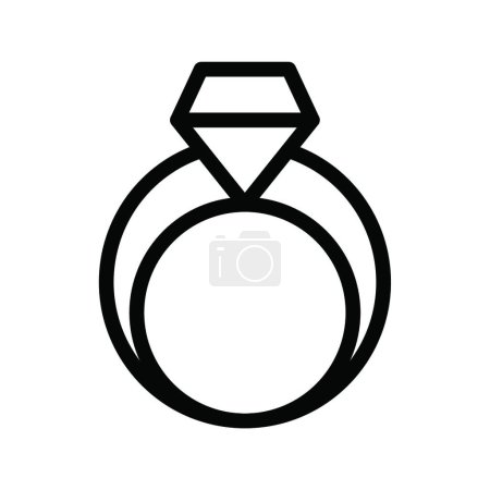 Illustration for "engagement " icon vector illustration - Royalty Free Image