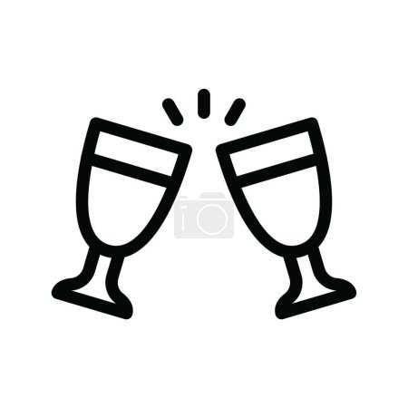 Illustration for Drink  icon, vector illustration - Royalty Free Image