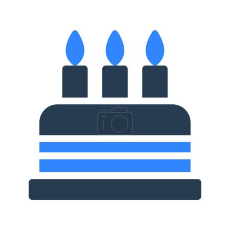 Illustration for Cake icon vector illustration - Royalty Free Image