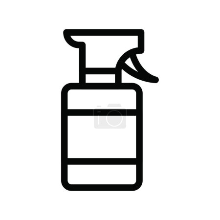 Téléchargez les illustrations : "pulvérisation d'eau "illustration vectorielle icône web - en licence libre de droit