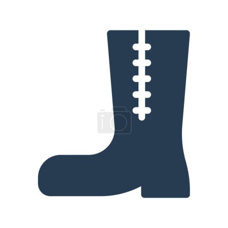 Illustration for Boot   web icon vector illustration - Royalty Free Image