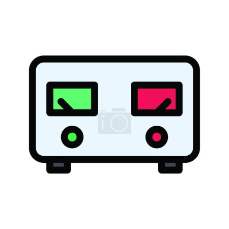 Illustration for Measure icon, vector illustration - Royalty Free Image