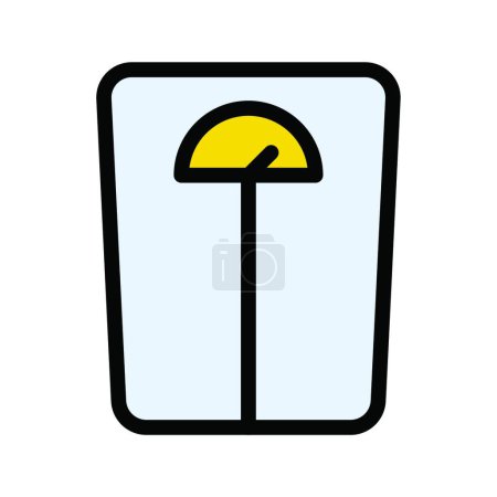 Illustration for "meter "   icon vector illustration - Royalty Free Image