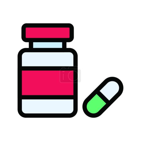 Illustration for Drugs icon vector illustration - Royalty Free Image