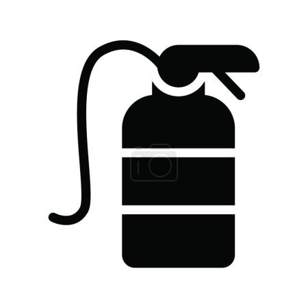 Ilustración de Extintor web icono vector ilustración - Imagen libre de derechos