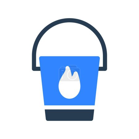 Illustration for "bucket " icon vector illustration - Royalty Free Image