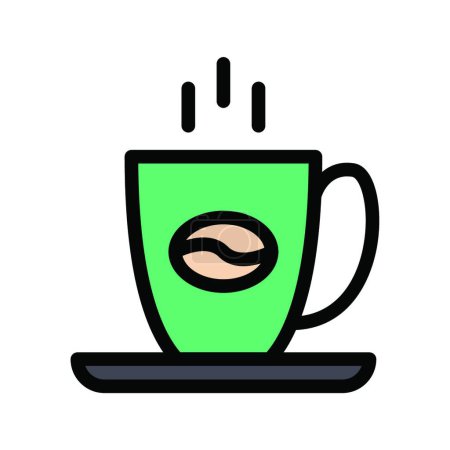Ilustración de Taza de café icono, ilustración simple web - Imagen libre de derechos