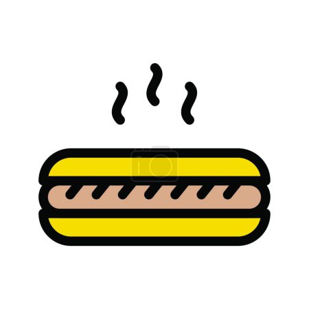 Téléchargez les illustrations : "harmburger "illustration vectorielle icône web - en licence libre de droit