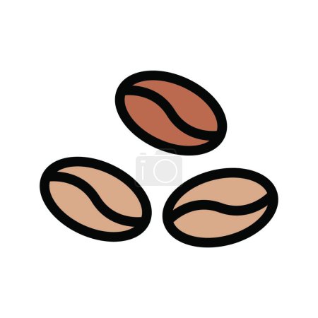Illustration for "beans " web icon vector illustration - Royalty Free Image