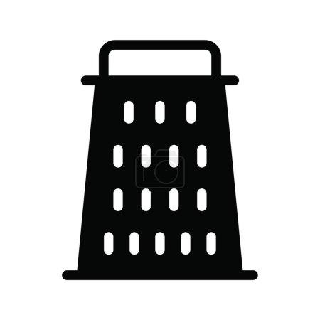 Illustration for Grater  icon vector illustration - Royalty Free Image