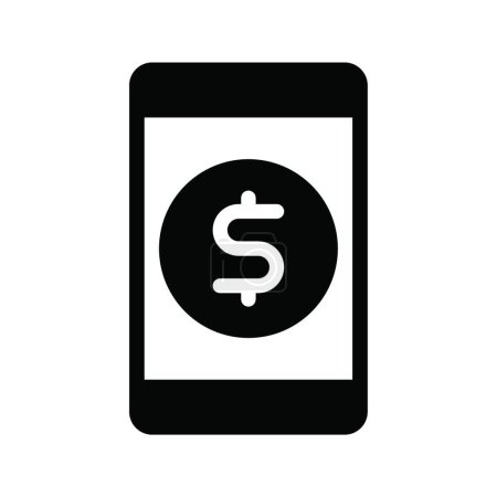 Ilustración de "banca en línea ", ilustración vectorial simple - Imagen libre de derechos