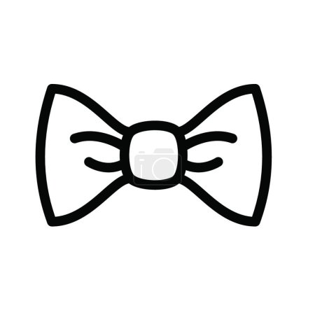 Illustration for "bow tie " web icon vector illustration - Royalty Free Image