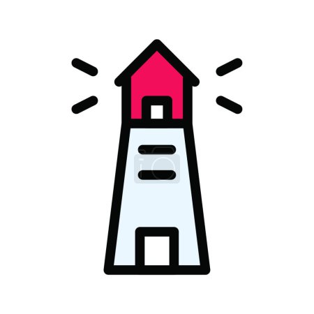 Illustration for Tower icon, vector illustration - Royalty Free Image