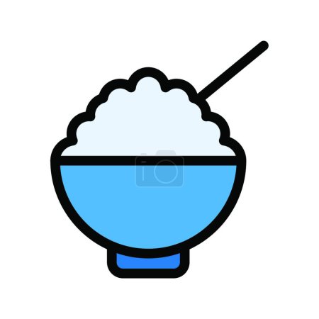 Illustration for "rice ", simple vector illustration - Royalty Free Image