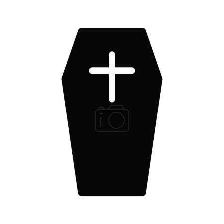 Illustration for Death icon. vector illustration - Royalty Free Image