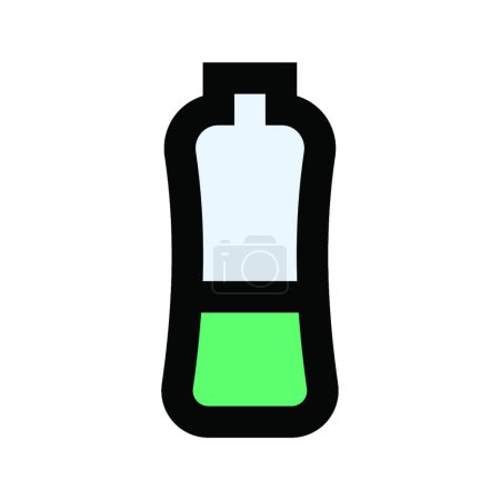 Téléchargez les illustrations : "icône de bouteille, illustration vectorielle " - en licence libre de droit