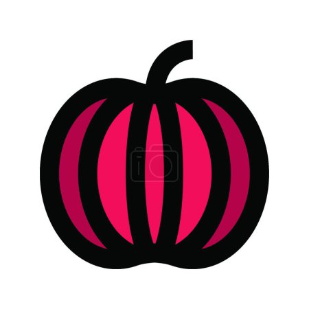 Illustration for Pumpkin icon icon vector illustration - Royalty Free Image