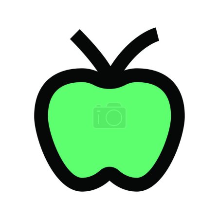 Illustration for Fruit  icon, vector illustration - Royalty Free Image