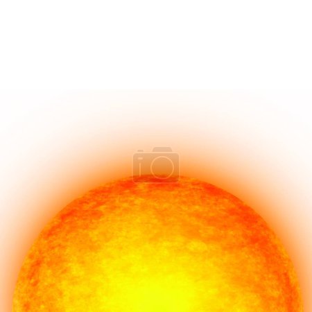 Ilustración de Hermoso sol vector ilustración - Imagen libre de derechos