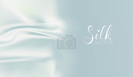 Illustration for Silk background, graphic vector illustration - Royalty Free Image