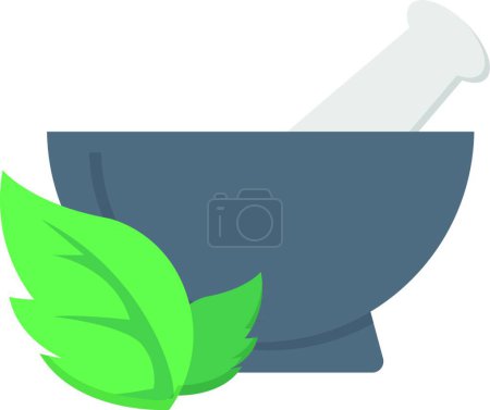 Illustration for Mortar icon vector illustration - Royalty Free Image