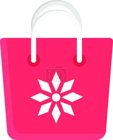Illustration for Christmas bag, simple vector illustration - Royalty Free Image
