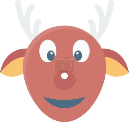 Téléchargez les illustrations : Icône de renne pour le web, illustration vectorielle - en licence libre de droit