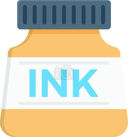 Illustration for Ink icon vector illustration - Royalty Free Image