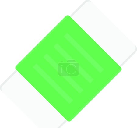 Illustration for Eraser icon vector illustration - Royalty Free Image