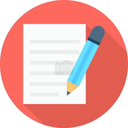 Illustration for Write icon vector illustration - Royalty Free Image