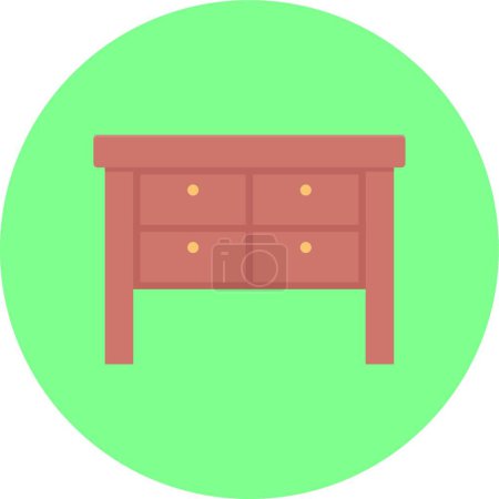 Illustration for Table icon vector illustration - Royalty Free Image