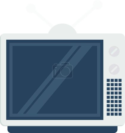 Illustration for Tv device, simple vector illustration - Royalty Free Image