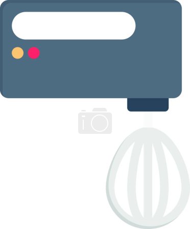 Illustration for Mixer icon, web simple illustration - Royalty Free Image