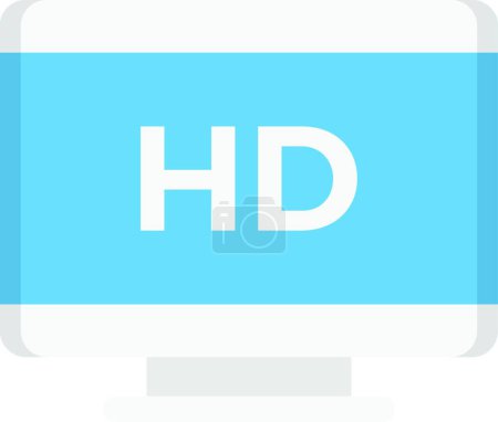 Illustration for High definition, simple vector illustration - Royalty Free Image