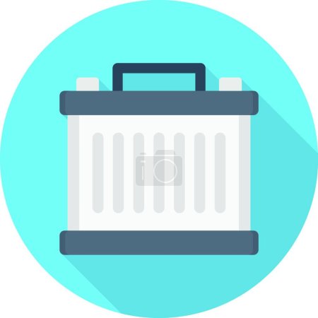Illustration for Battery icon, vector illustration - Royalty Free Image