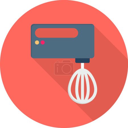 Illustration for Mixer icon, web simple illustration - Royalty Free Image