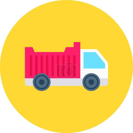 Illustration for Container simple vector illustration - Royalty Free Image