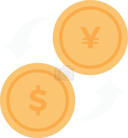 Illustration for Money cost, simple vector illustration - Royalty Free Image