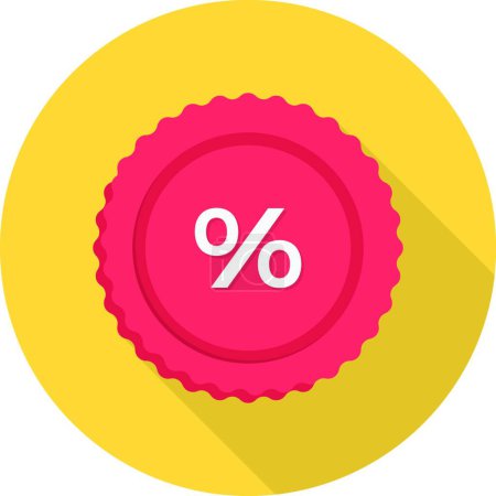 Illustration for Discount icon, vector illustration - Royalty Free Image