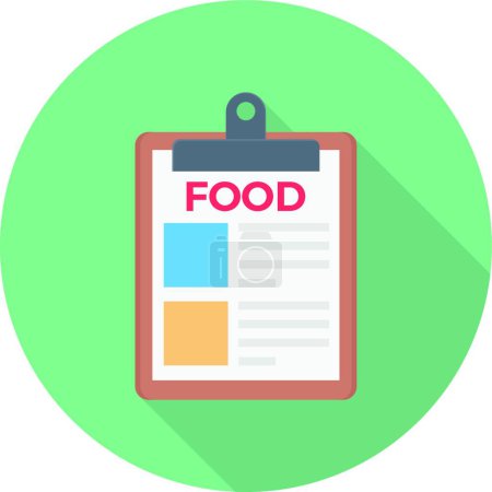 Illustration for Food  icon vector illustration - Royalty Free Image