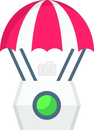 Téléchargez les illustrations : Illustration vectorielle d'icône de ballon d'air - en licence libre de droit