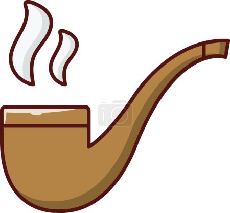 Illustration for Pipe  web icon vector illustration - Royalty Free Image