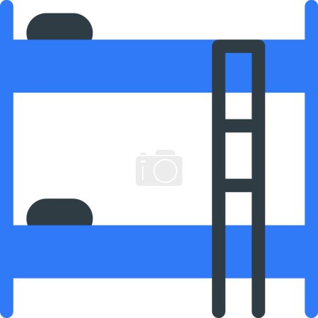 Illustration for Hostle icon, vector illustration simple design - Royalty Free Image