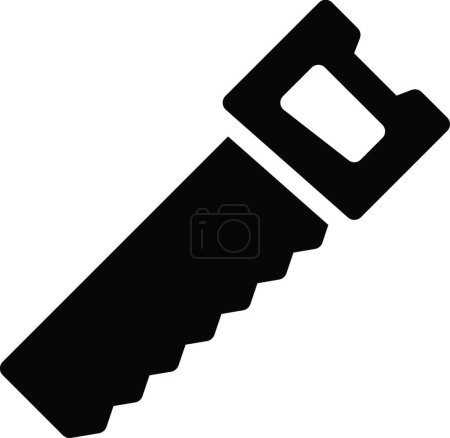 Illustration for Saw  web icon vector illustration - Royalty Free Image