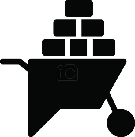 Illustration for "cart " web icon vector illustration - Royalty Free Image