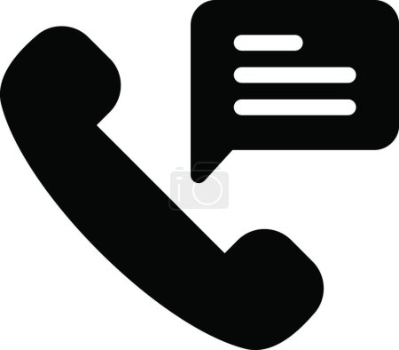 Illustration for "call " web icon vector illustration - Royalty Free Image
