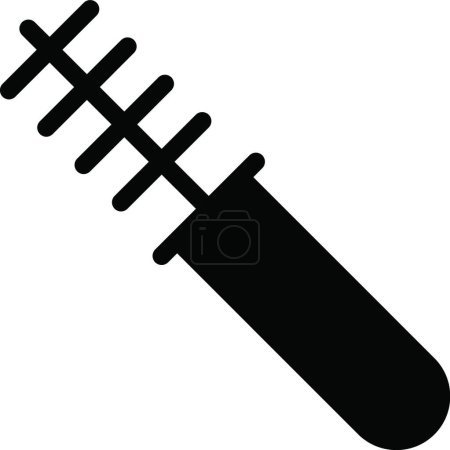 Illustration for Oral tool web icon vector illustration - Royalty Free Image